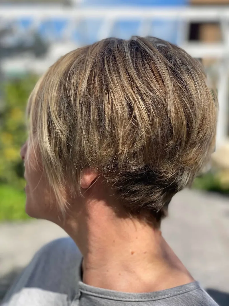 Blonde bob with highlights, cut and colour by Carolyn — Babalon for Hair, Redcliffs