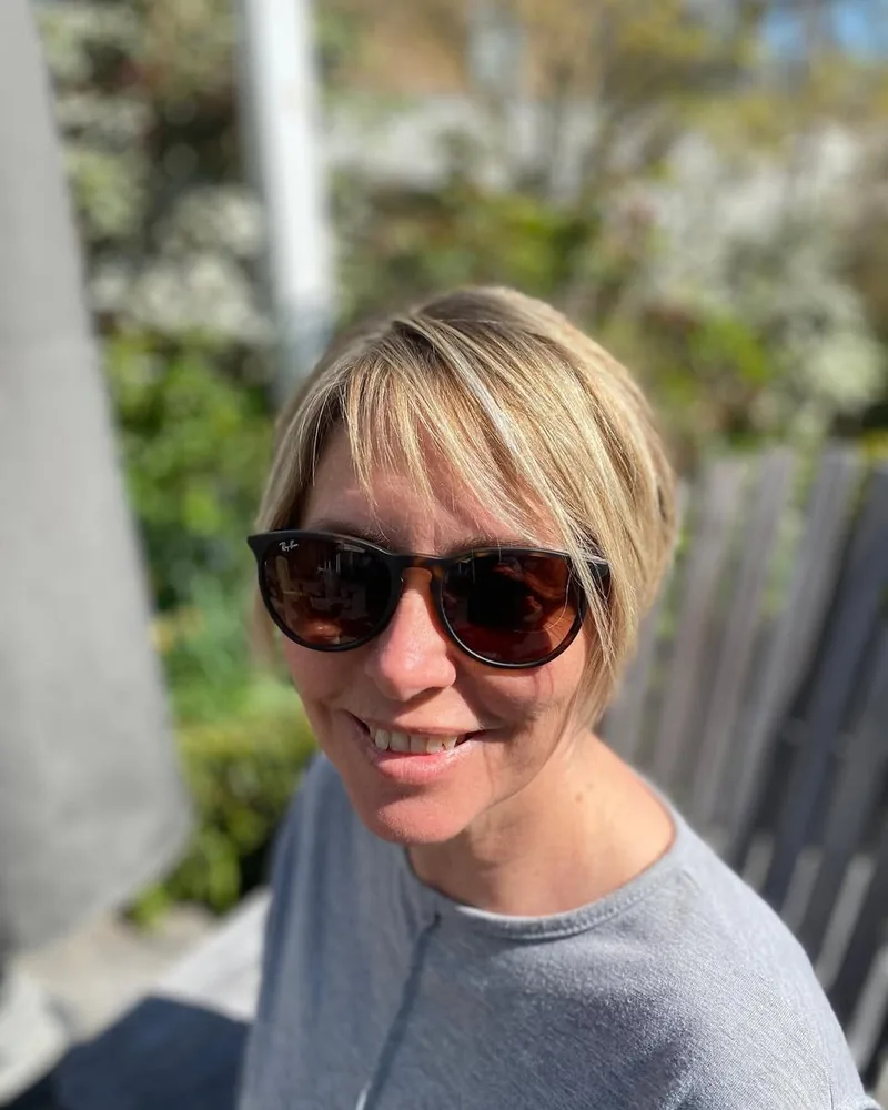 Carolyn, owner and senior stylist at Babalon for Hair, Redcliffs Christchurch — Cape Town–trained