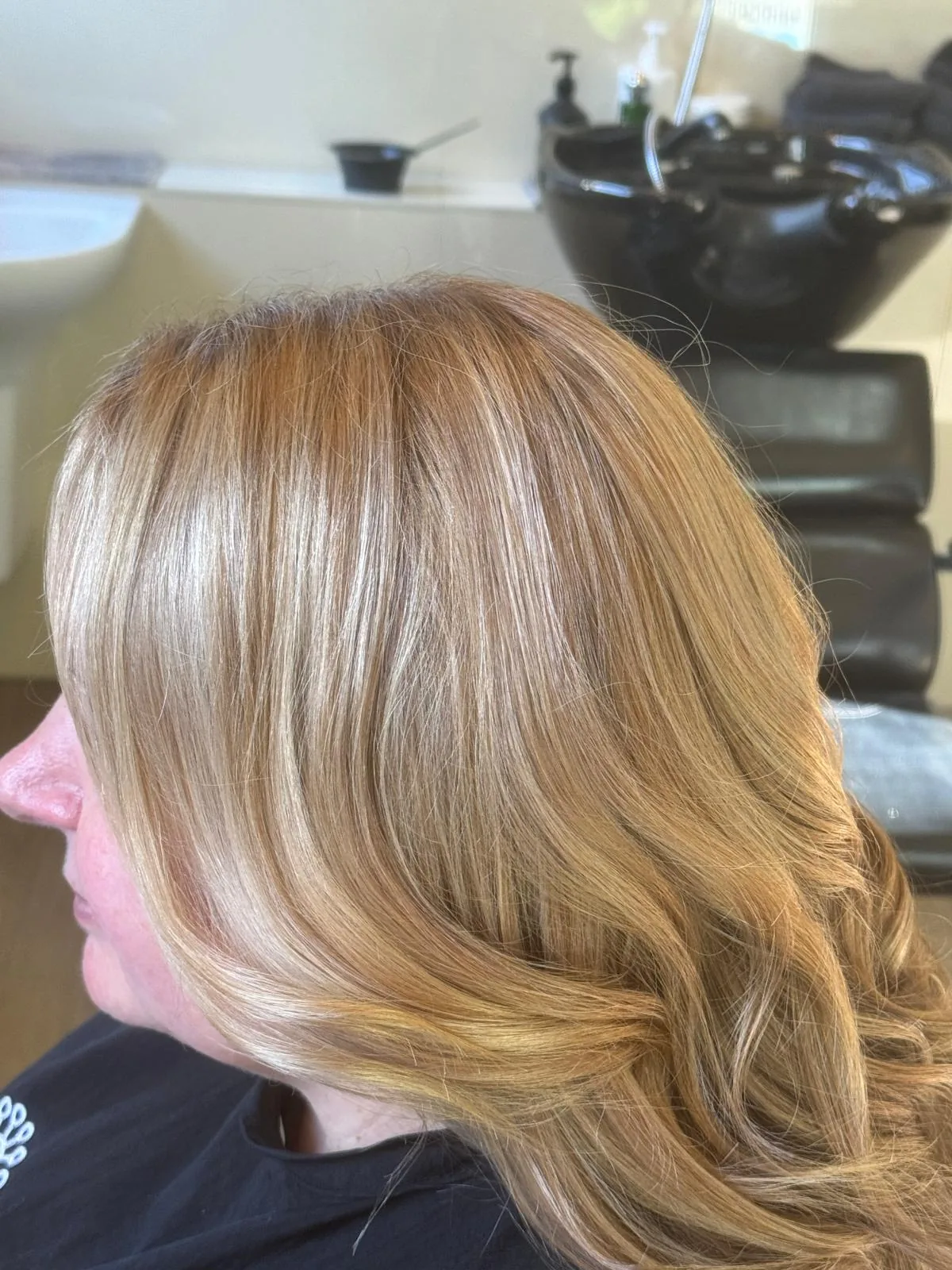 Strawberry blonde soft waves, Christchurch